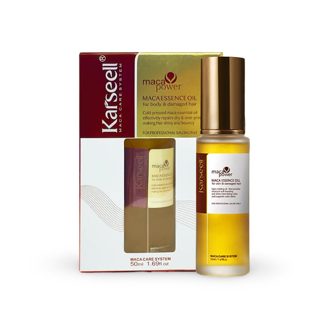 روغن مو و پوست کارسل مدل maca essence oil