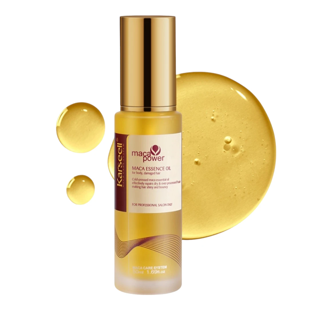 روغن مو و پوست کارسل مدل maca essence oil
