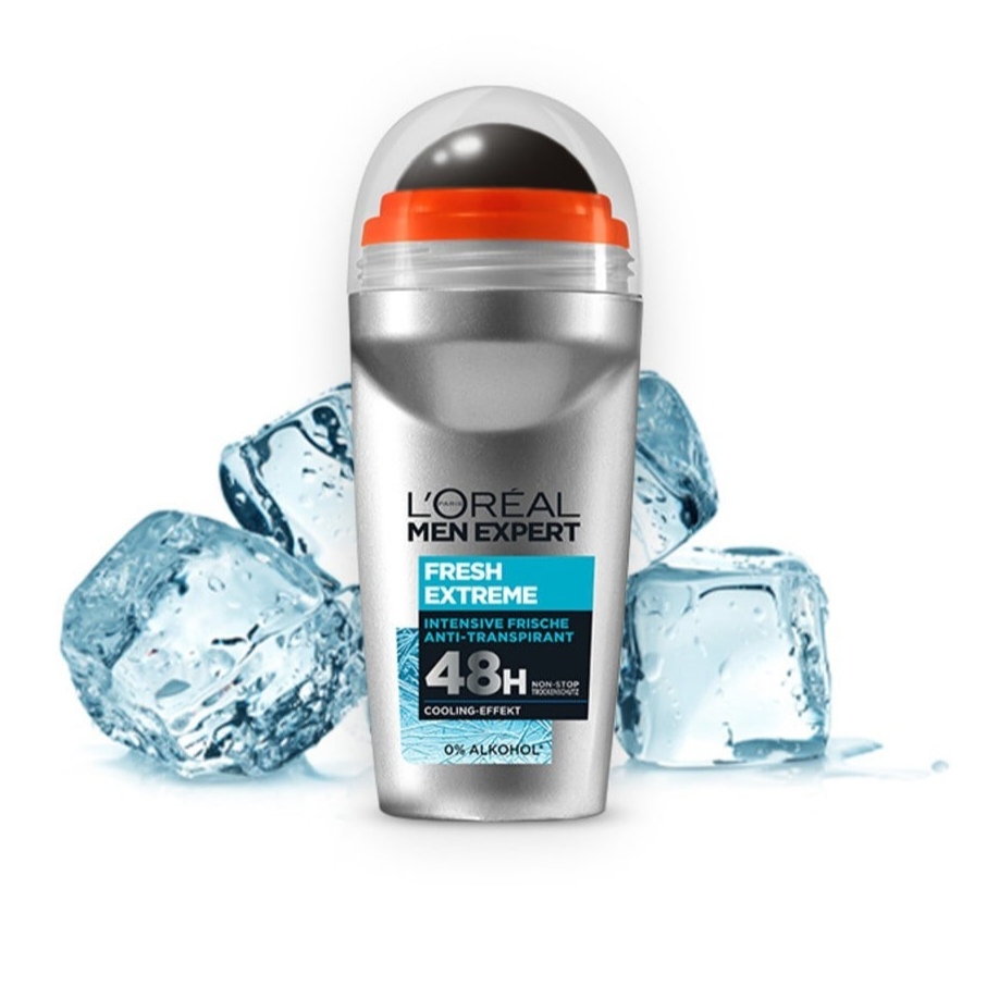 رول دئودورانت ضدتعریق مردانه لورآل مدل Fresh Extreme 48H 50ml