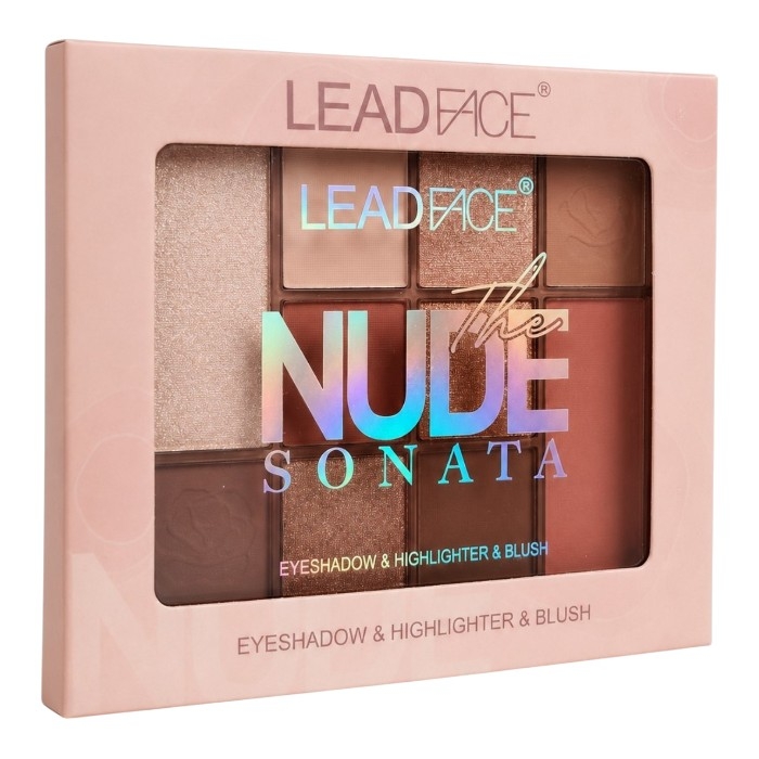 پلت سایه چشم، هایلایتر و رژگونه لیدفیس مدل ROSY & NUDE Sonata