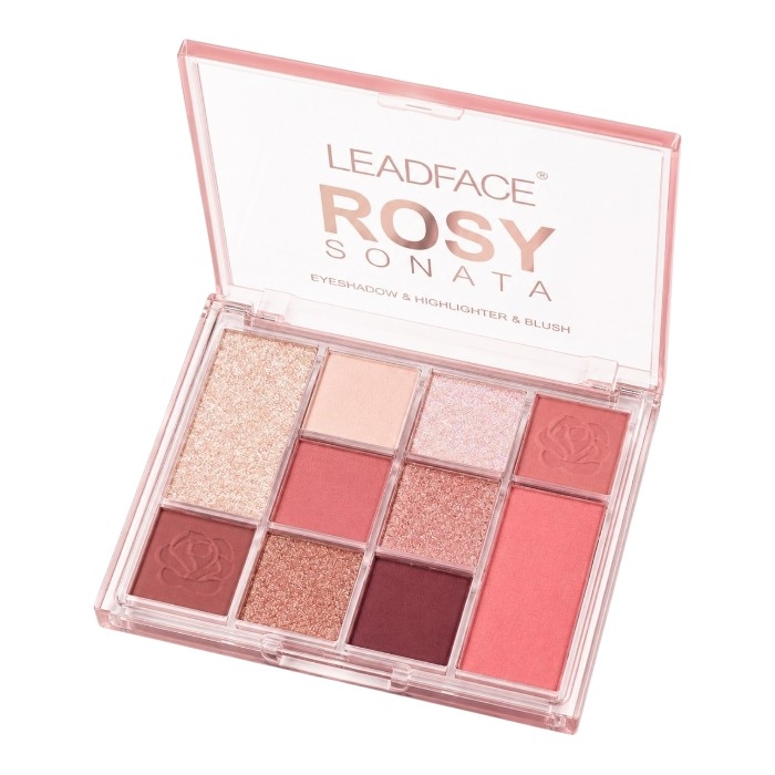 پلت سایه چشم، هایلایتر و رژگونه لیدفیس مدل ROSY & NUDE Sonata
