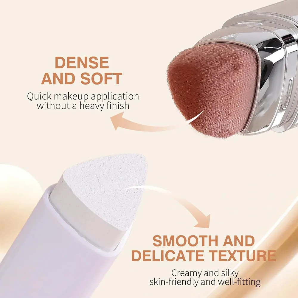کانسیلر استیکی دوطرفه اولی‌بولا مدل Color Changing Concealer stick Full Coverage همراه با براش