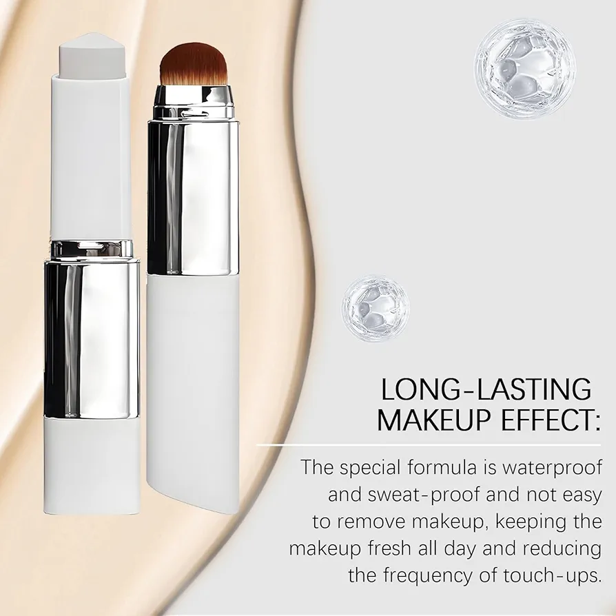 کانسیلر استیکی دوطرفه اولی‌بولا مدل Color Changing Concealer stick Full Coverage همراه با براش
