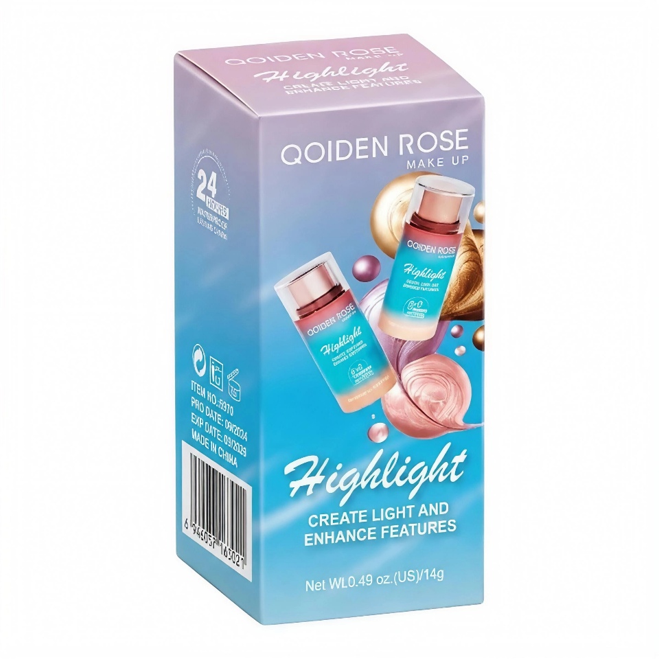 سایه، رژگونه و هایلایتر استیکی کویدن رز مدل highlight create light and enhance feature
